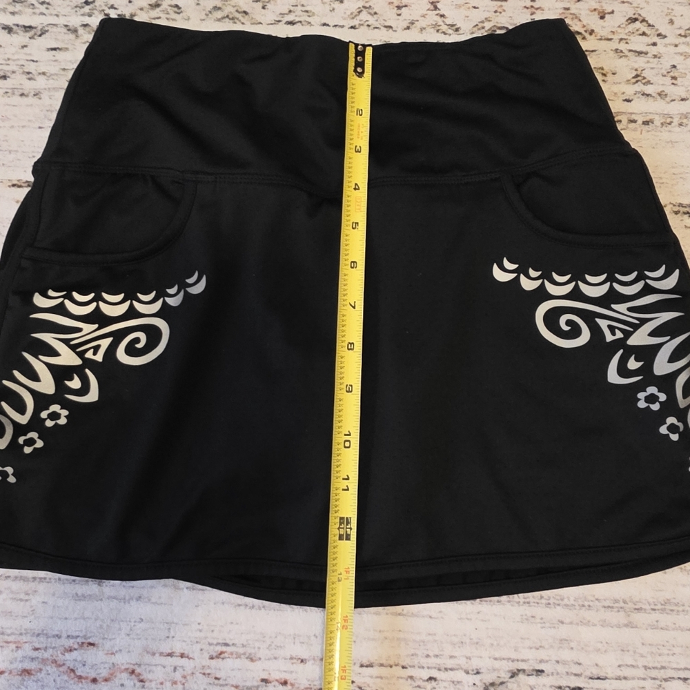 Athleta Scroll Print Black Skort Size XS - Picture 7 of 10